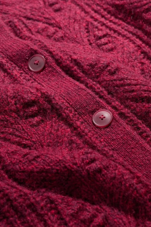sand thistle mohair-blend cardigan