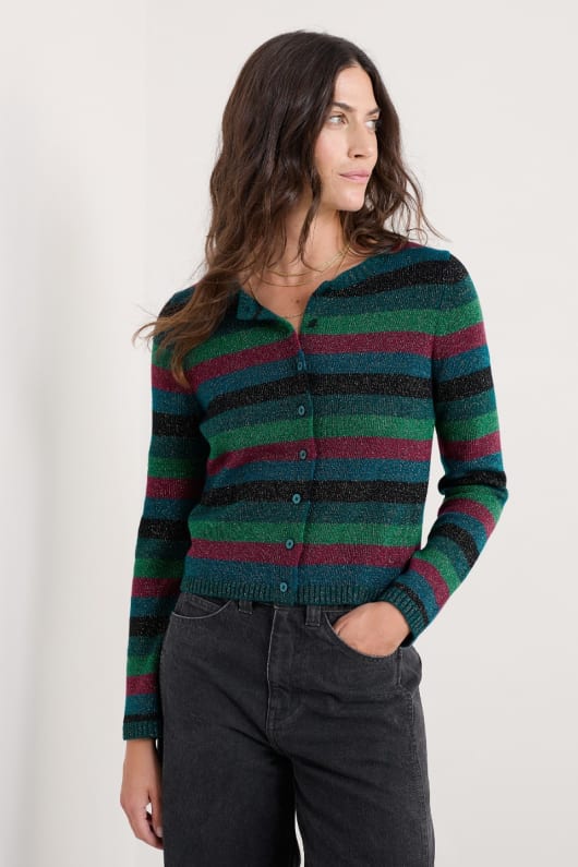 tern tide sparkle merino blend cardigan