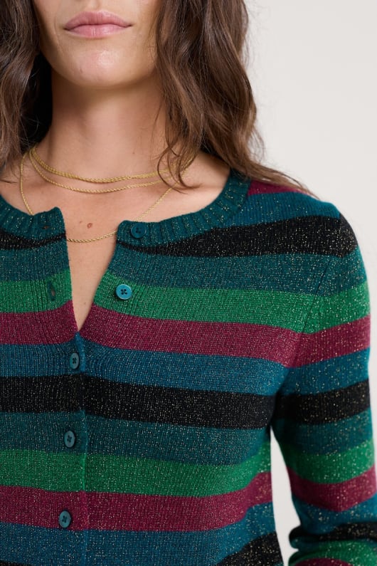 tern tide sparkle merino blend cardigan