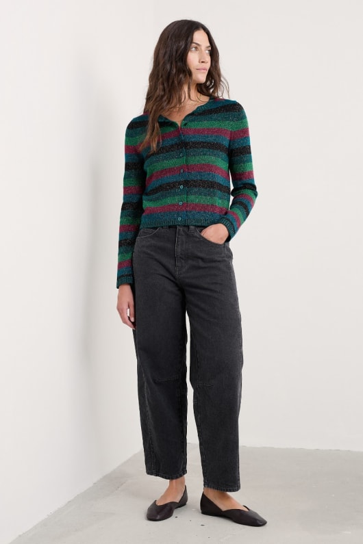 tern tide sparkle merino blend cardigan