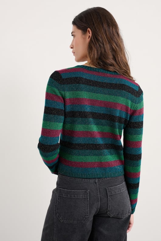 tern tide sparkle merino blend cardigan