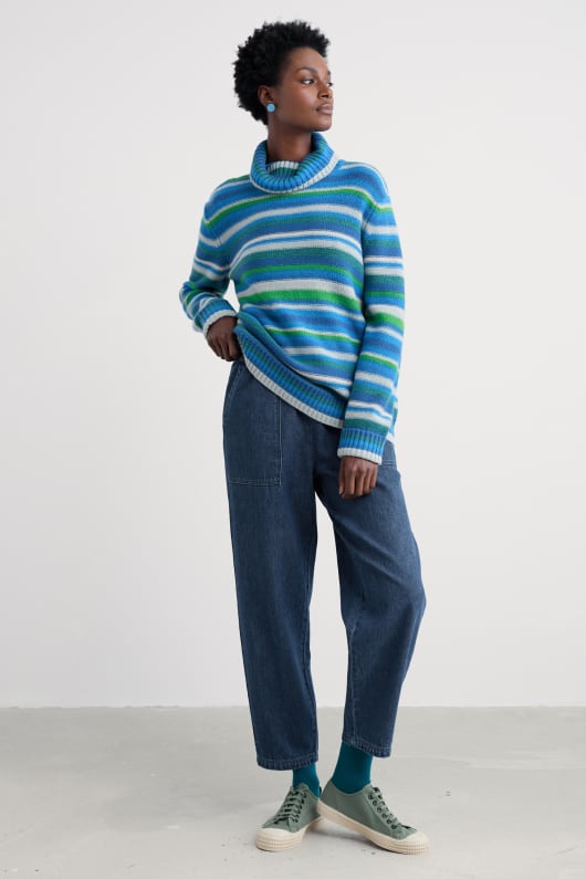 braque striped jumper with wool