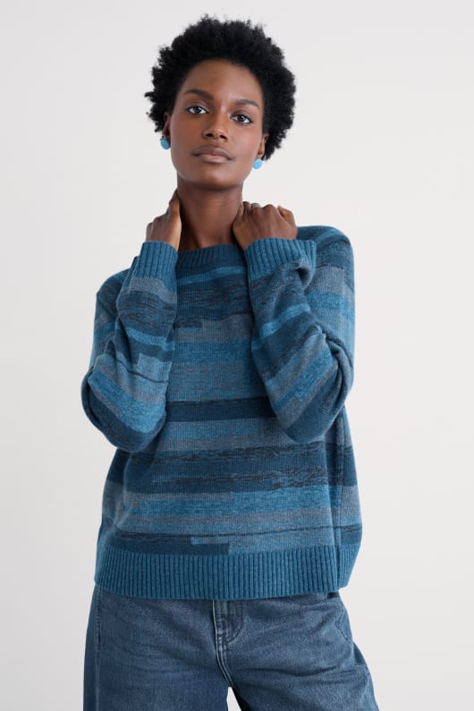 shore dock knitted jumper
