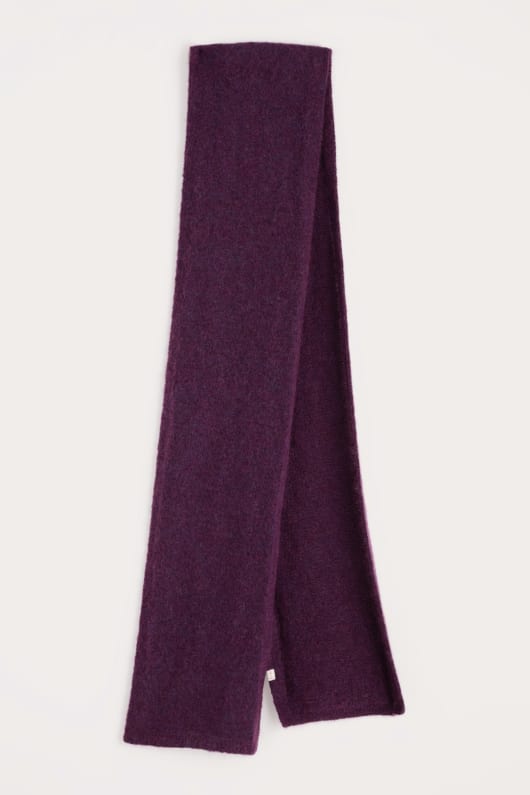 minimalist fluffy scarf