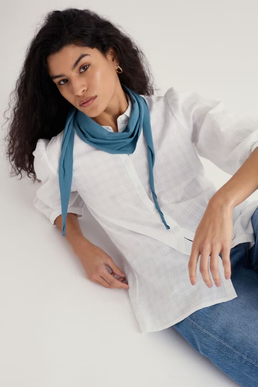 enora jersey triangle scarf
