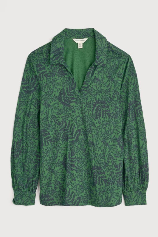 misty sky organic cotton shirt