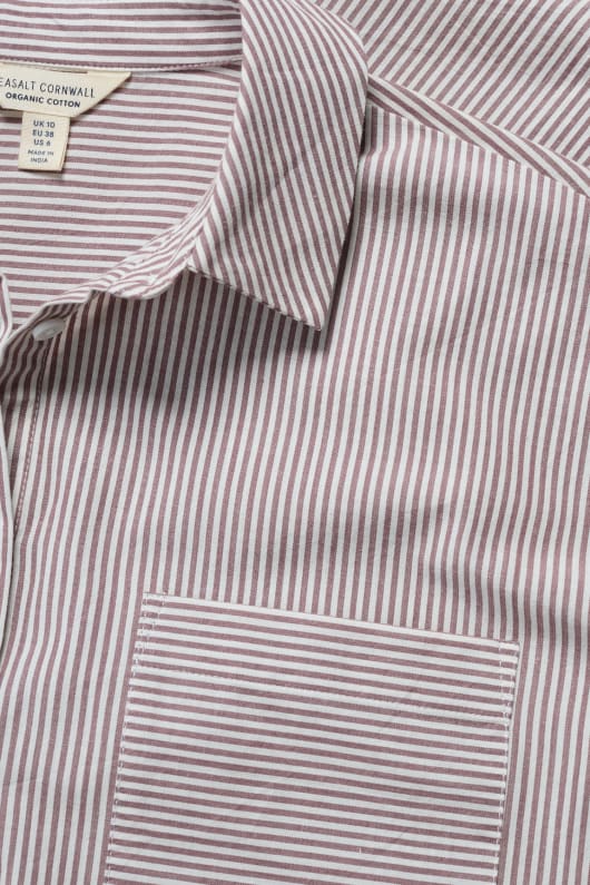 sea path oversized poplin shirt