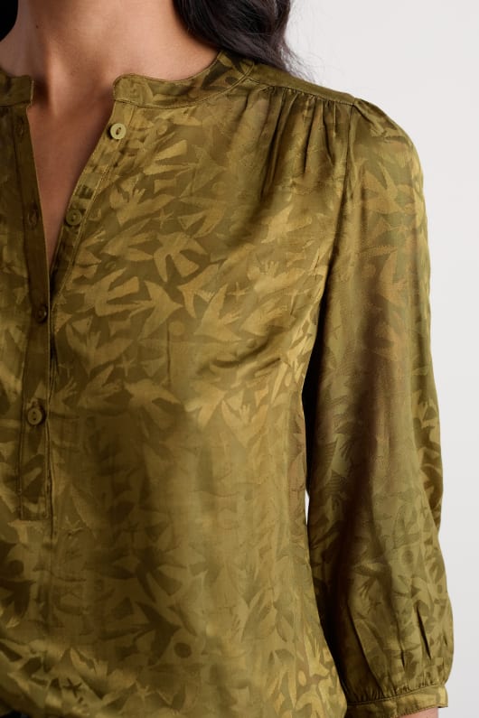 willow path printed shirt