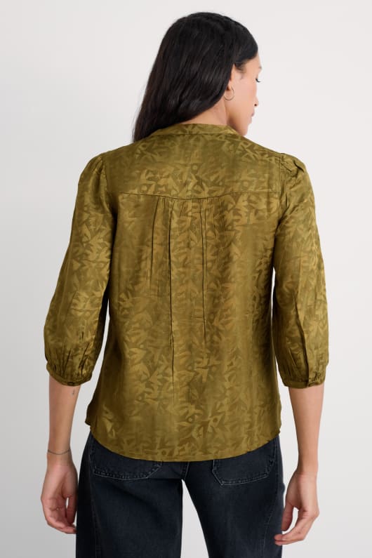 willow path printed shirt