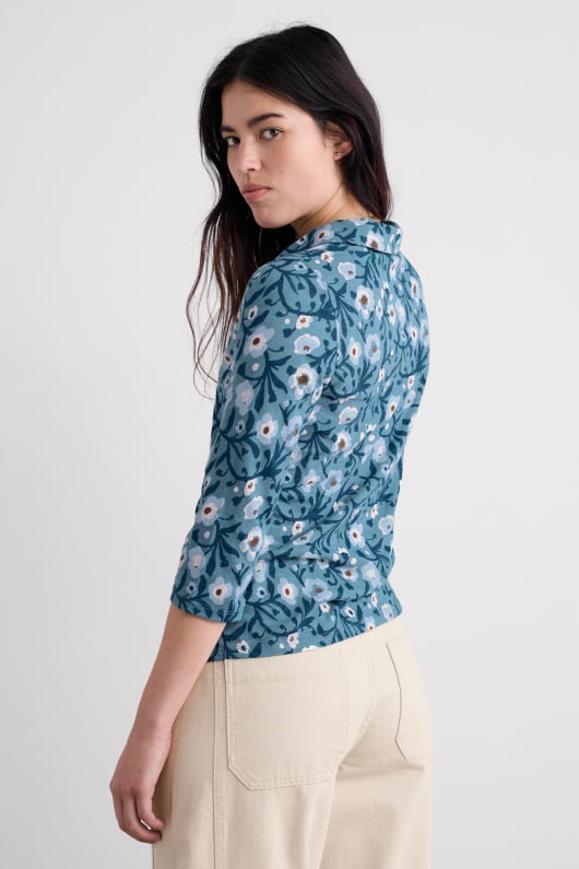 wavecrest shirt in organic cotton jersey