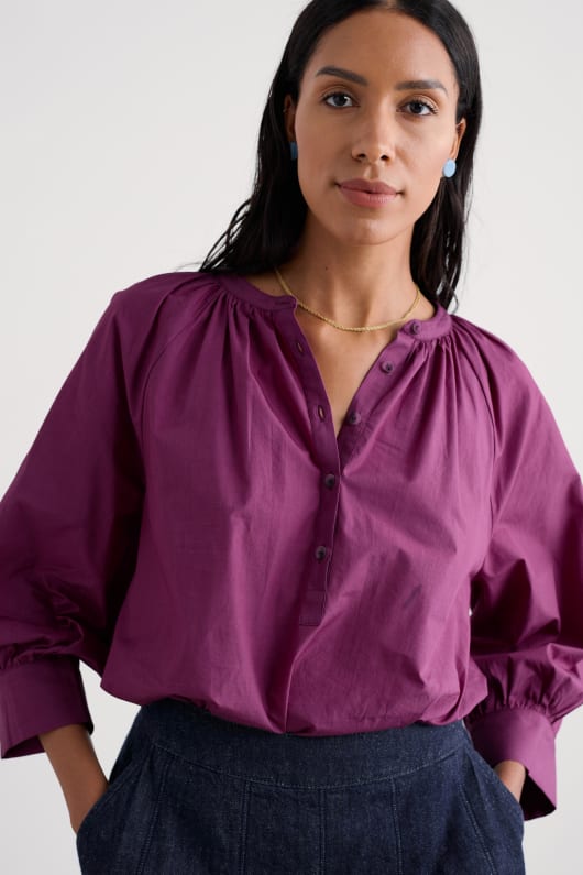 moor grass a-line shirt