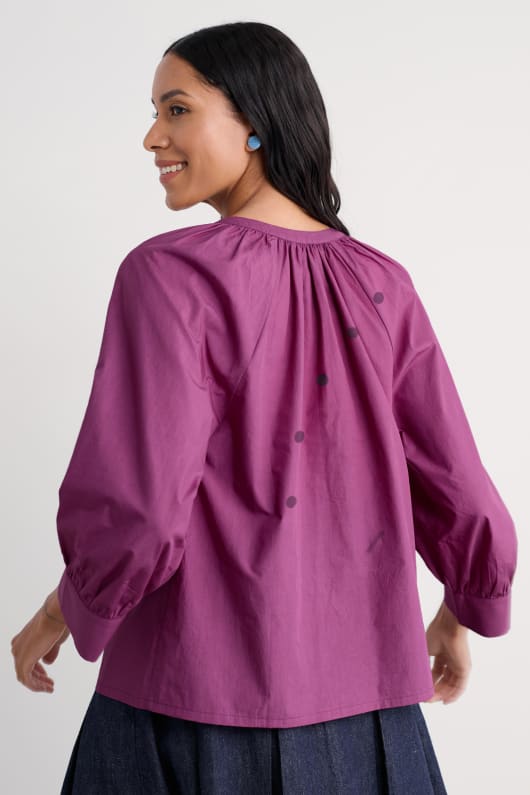 moor grass a-line shirt