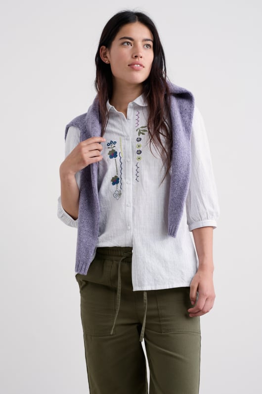 hope cottage embroidered blouse