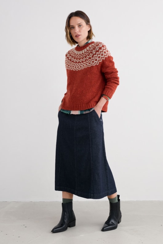 capriccio denim skirt