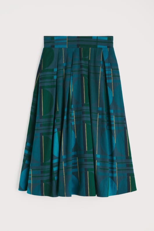 interweaving jacquard skirt
