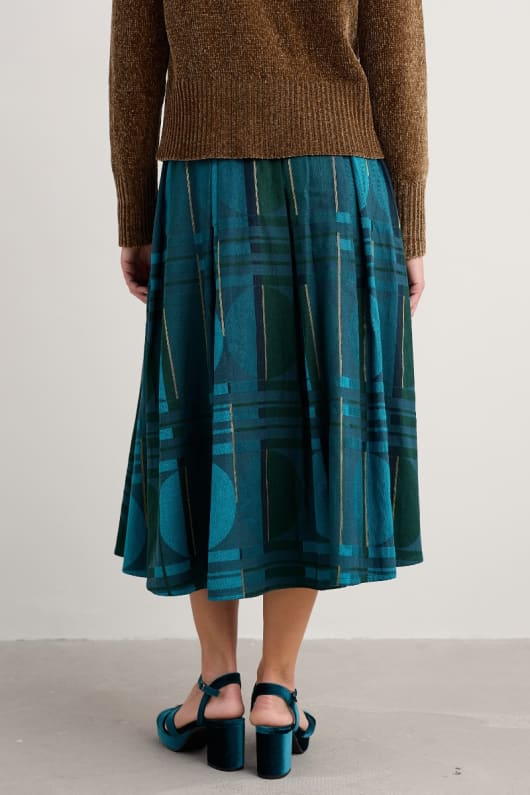 interweaving jacquard skirt