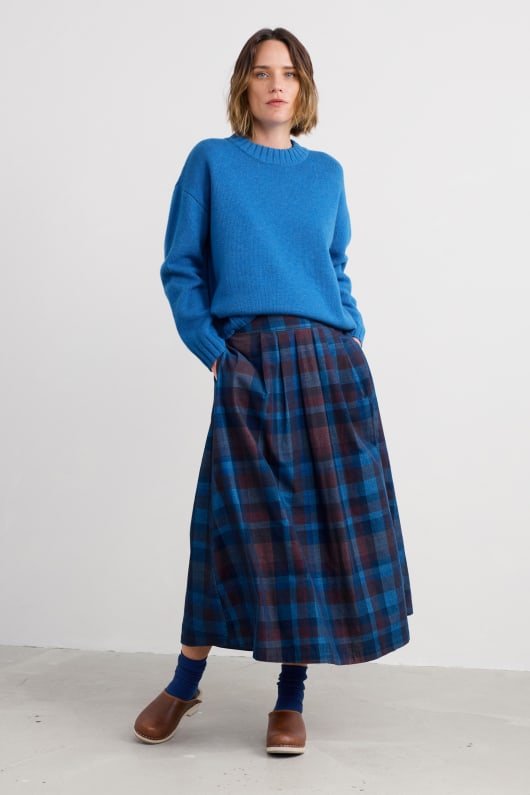 day dream cord midi skirt