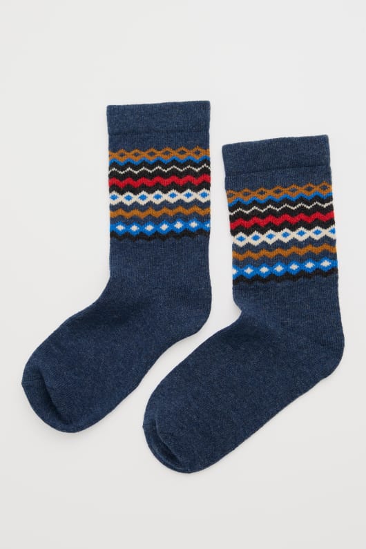womens fair isle socks