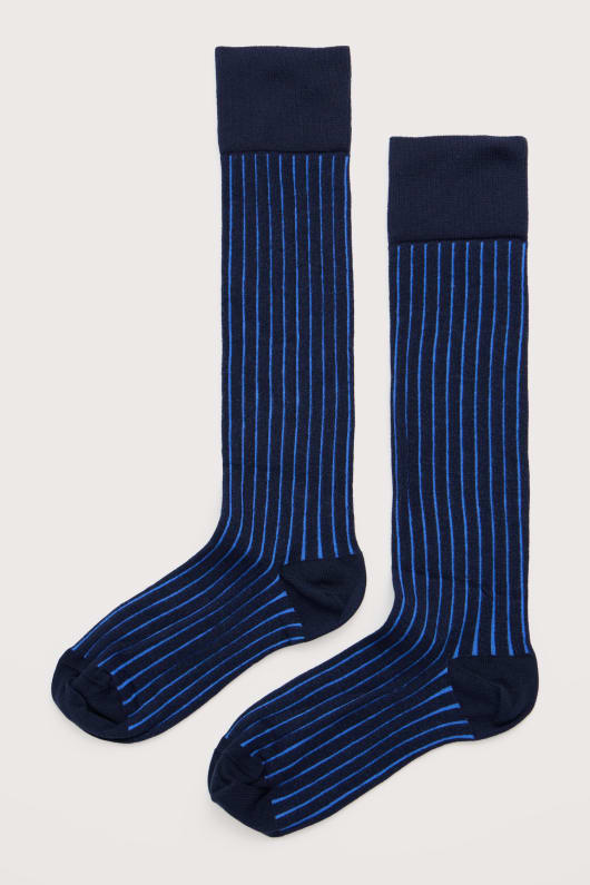 womens ribbed high mast socks