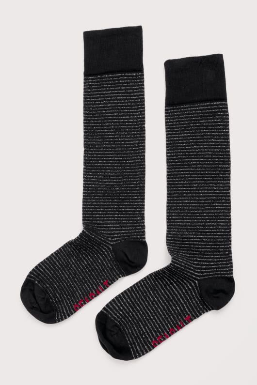 womens sparkle high mast long socks