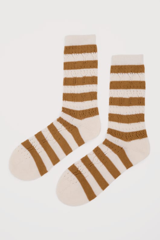womens pointelle socks with organic cotton