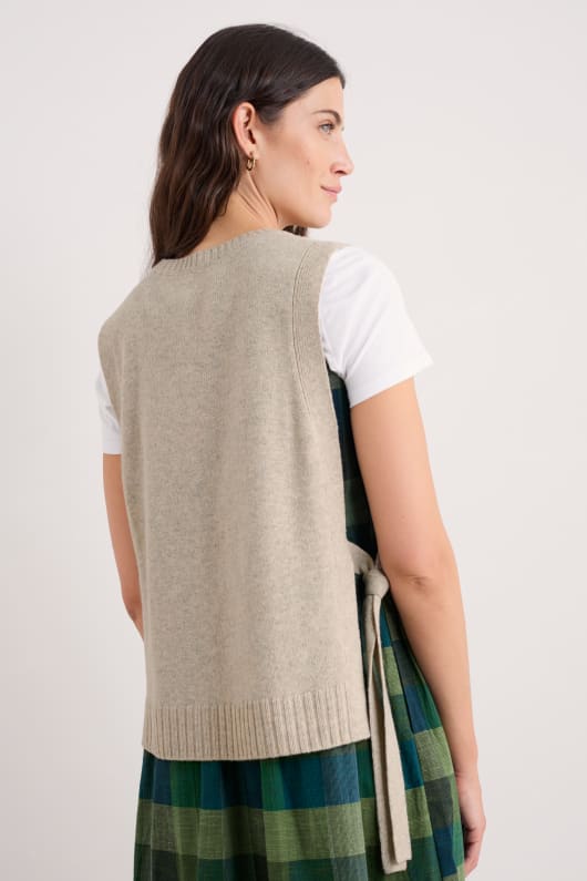 sea aster knitted vest