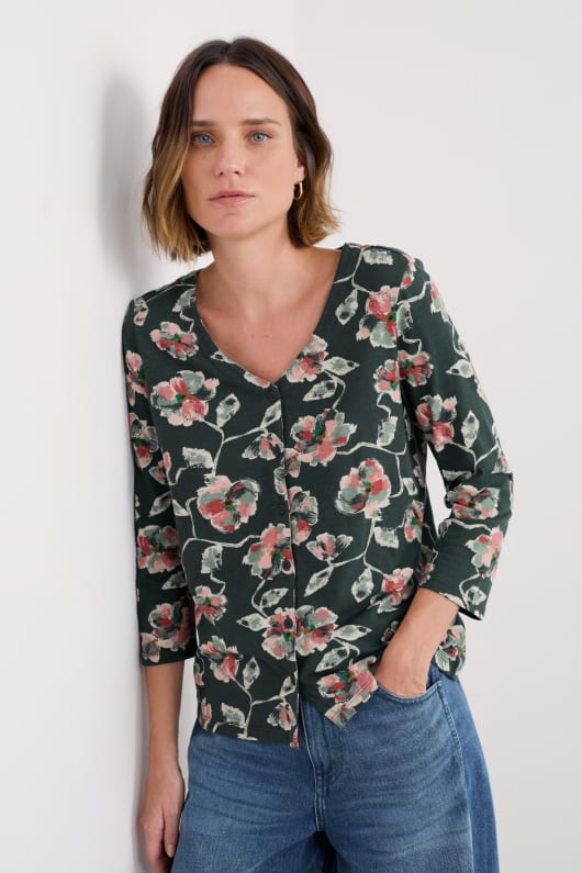 studio glass 34 sleeve top