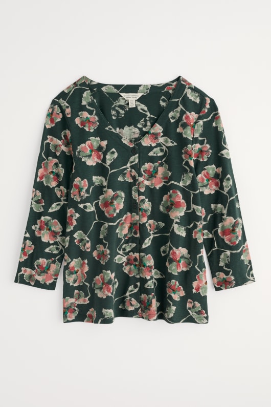 studio glass 34 sleeve top