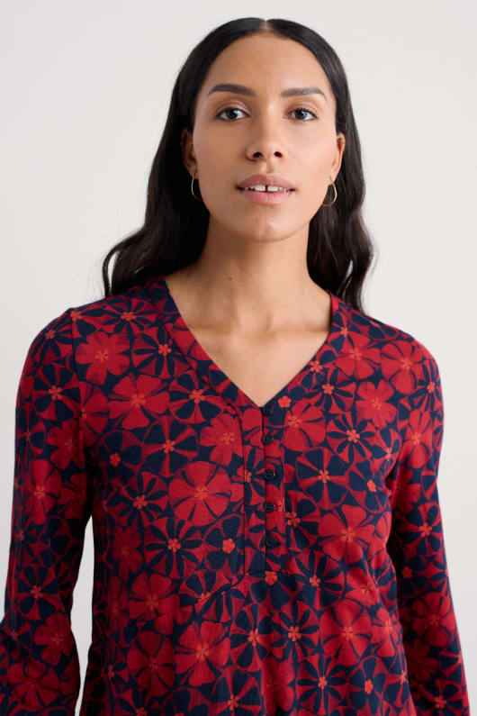 peg loom a-line jersey tunic