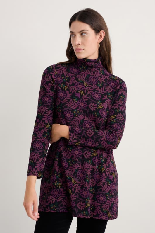 grass kelp a-line tunic