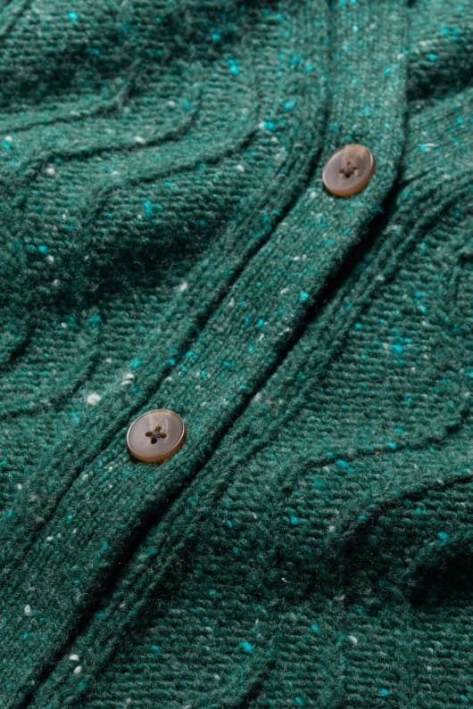 pendouer v-neck button up knitted vest