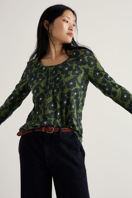 penhollow top in organic cotton jersey