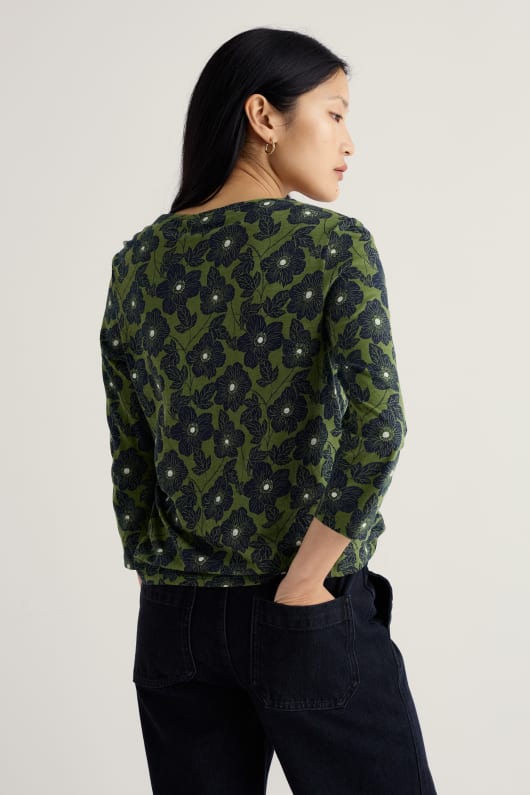 penhollow top in organic cotton jersey