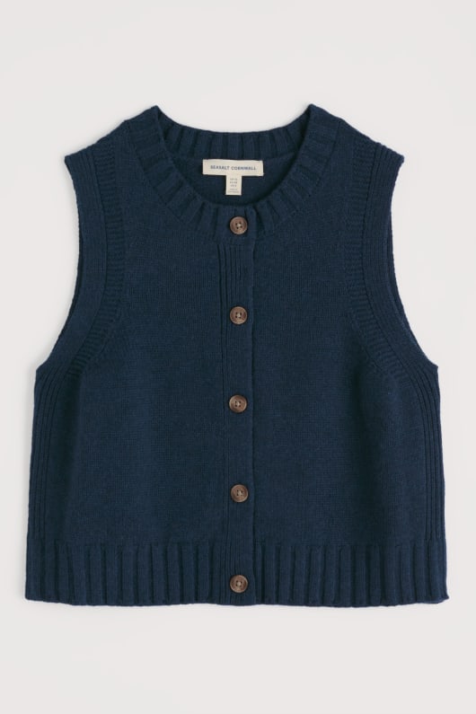 derwenn button down vest