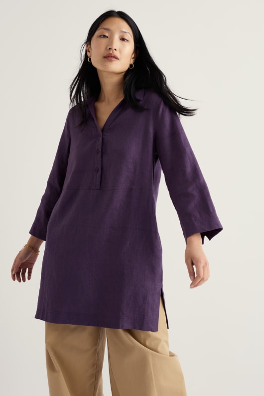 early sun linen tunic