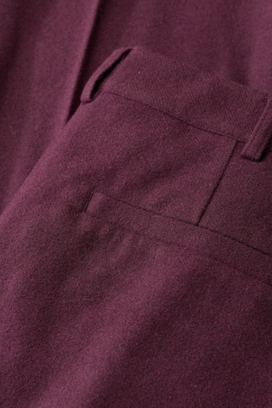 lowena wool-blend straight leg suit trousers