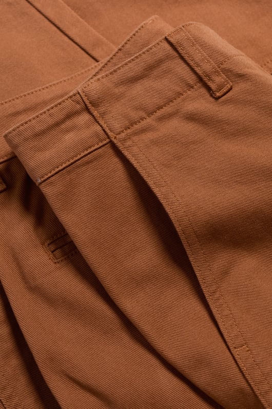 painted forms organic cotton tapered trousers