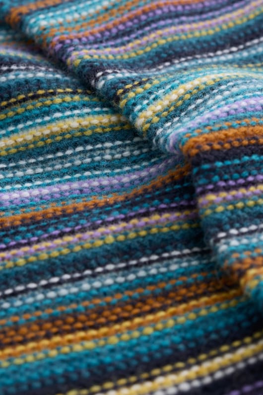 fruity fingerless mittens