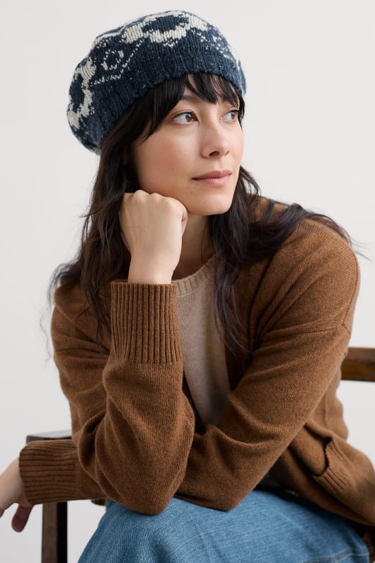 weatherhill fair isle beret