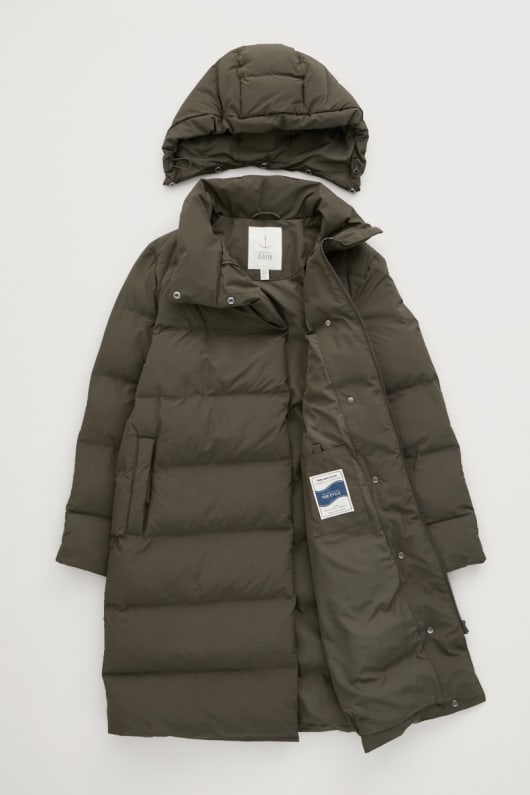 holywell bay waterproof puffer coat