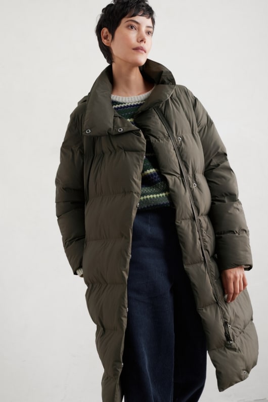 holywell bay waterproof puffer coat